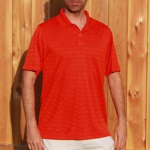 Deep Orange Callaway Golf Polo T-Shirt Size Large (Nice Fit but Comfortable)